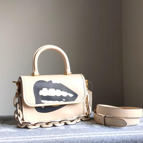 Coach Handbags - 💕 Coach X Tom Wesselman Rogue Top Handle